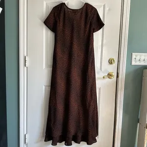Carole Little Dresses Womens‎ Animal Print Short Sleeve Midi Dress Size 8 thumbnail 2