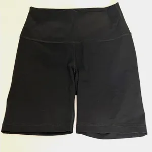 Everlane Perform Bike Shorts Womens M Black High Rise Compression thumbnail 3