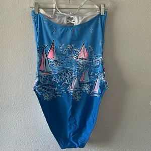 {Lilly Pulitzer} Brand New Novi Strapless One-Piece Swimsuit thumbnail 9