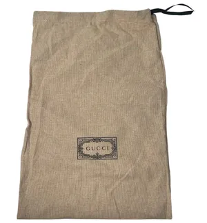 Gucci Authentic Adjustable Drawstring Shoe Sneaker Handbag Purse Wallet Dustbag thumbnail 1