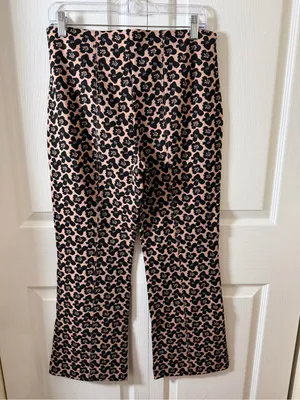 Anthropologie Maeve The Margot Kick-Flare Cropped Trousers Medium thumbnail 3