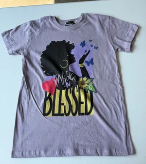 Popular Sports Women’s Graphic T-Shirt – Magical & Blessed – Size M thumbnail 1