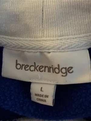 Breckenridge Embroidered Birdhouses Crewneck Sweatshirt Size Large thumbnail 3