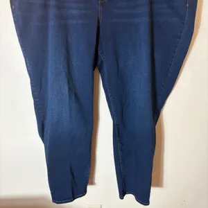 Talbots Slim Ankle‎ Jeans 22W Torrance Wash Dark Blue Stretch Denim thumbnail 3