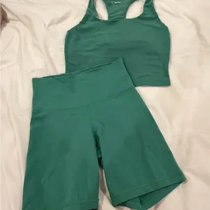 TnAction Green Athletic set Tank and Shorts Set thumbnail 4