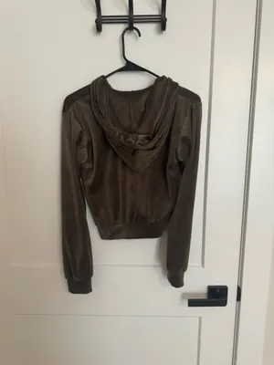 H&M Brown zip-up thumbnail 3