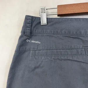 Columbia Capris Pants Women‎ 8 Gray Cotton Outdoor Hiking Gorpcore Minimalist thumbnail 6