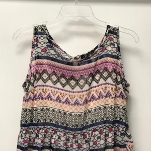 NWOT BeBop Printed Boho Sheer Cami Skater Dress thumbnail 2