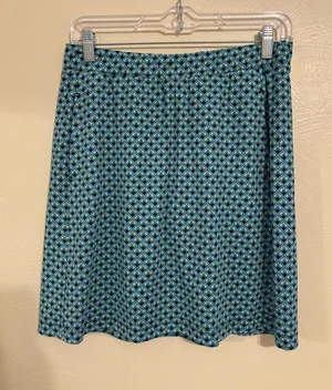Tail White Label Skort M Blue Geometric Print Golf Tennis thumbnail 1
