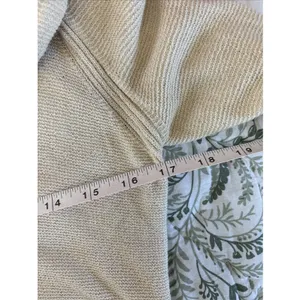 Free‎ People Medium Ivory Criss Cross Long Sleeve Pullover Sweater Tunic thumbnail 6
