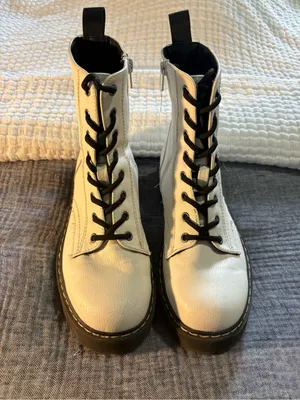 Sincerely Jewels leather “Harley” boot with side zip. thumbnail 2