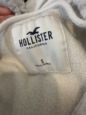 Grey Hollister Zip-Up Hoodie thumbnail 2
