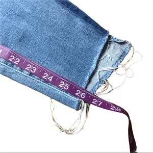 MOTHER Denim Stunner Zip Ankle Step Fray `Light Kitty Racer’ Size 27 Pre-Loved thumbnail 14