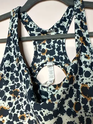 Sage XL Camo Print Lightly Lined Racerback Sport Bra Activewear Athleisure gym thumbnail 2