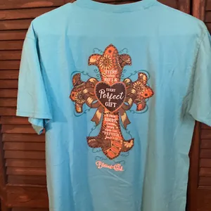 Super cute blessed girl tshirt thumbnail 2