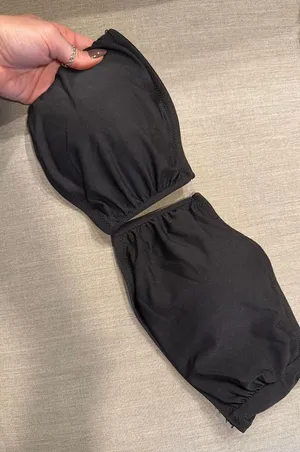 Black Bikini Top Size 12 thumbnail 1