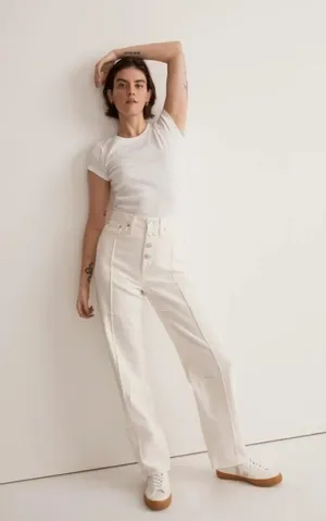 Madewell Baggy Straight Jeans Vintage Canvas Womens Size 29 thumbnail 1