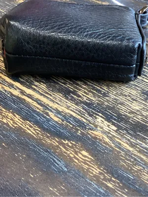 Hammitt Syd Black Leather Pouch with Gold Tone Hardware thumbnail 3