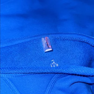 NWOT Free People X FP Movement Cruise Sweatshirt In Stellar Blue Super Oversize thumbnail 4