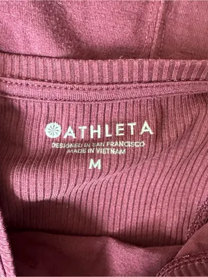 Athleta Sleeveless Tank Top - Burgundy thumbnail 5