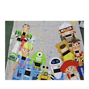 Disney Pixar Toy to the World Christmas Nutcracker Nightshirt Gray Womens Medium thumbnail 4