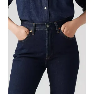 Levi's 26x28 Premium 501 Original Fit Women's Jeans Deep Breath - Dark Wash thumbnail 5