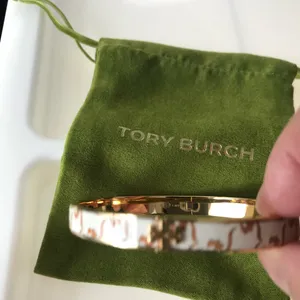 NWOT Tory Burch Gold and Cream Bracelet thumbnail 4