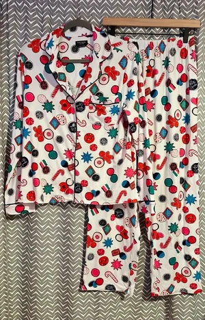 Kate Spade New York | 2PC CHRISTMAS COOKIE LOVE Pajamas, Size S thumbnail 1