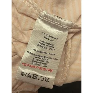 Tahari Pink/White Stripe Pajama Lounge Pants Size Large Polyester/Spandex NEW thumbnail 3