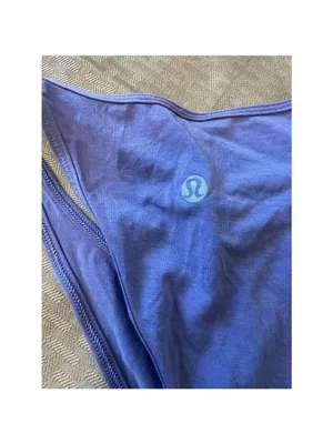 Lululemon Women's Purple Shoulder Cut-Out Yoga Tank Top Size 12 thumbnail 8