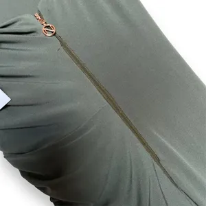 Nookie‎ Aria One Shoulder Gown in Khaki thumbnail 5