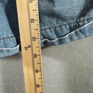 343 | American Eagle Mom Short Light Wash‎ High Rise Pleated Cuffed Denim Size 0 thumbnail 4