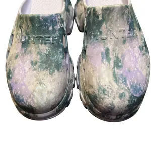 Hunter Shoes Womens Size 8 Multicolor‎ Tie Dye Clog Waterproof Slip On HWBRYCE2 thumbnail 2