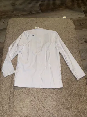 NWT FIGS White Women's Lab Blazer with Notch Collar thumbnail 7