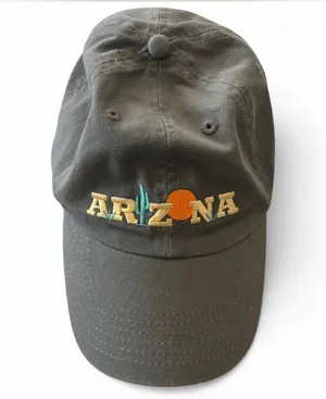Arizona Embroidered Baseball Cap Green thumbnail 1