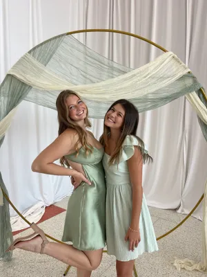 Sage Green Princess Polly Dress thumbnail 2