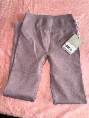 Everlane Lavender Ribbed High-Waist Leggings thumbnail 8