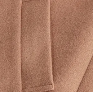 Express Wool-Blend Cocoon Coat Winter Peacoat Trench Tan thumbnail 5