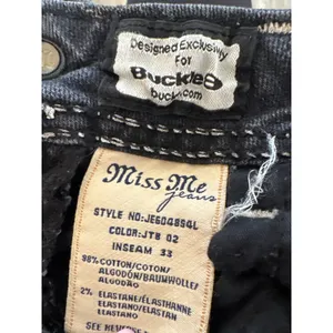 BUCKLE EXCLUSIVE Miss Me Skinny Jeans Womens 25 Contrast Stitch Embellished thumbnail 6
