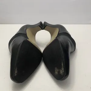 Nine West Shaw Black Leather‎ Heel Ankle Bootie Shoes Square Toe Womens 7.5 thumbnail 7