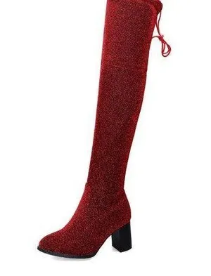 Nature Breeze Womans tall sparkle stretch boot size 10 thumbnail 1