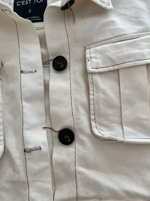 White Jean Jacket thumbnail 3