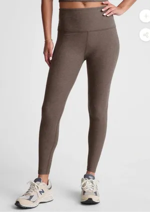 Beyond Yoga Brown Space Dye Caught In The Midi High Rise Leggings thumbnail 1