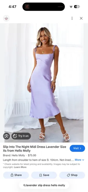 Hello Molly Slip Into The Night Midi Dress thumbnail 7