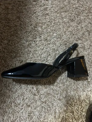 Madden girl black sling back heels thumbnail 2
