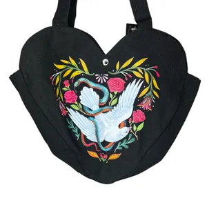 OwlCrate Serpent & Dove Heart Tote Bag - Shelby Mahurin April 2026 YA Box Item thumbnail 1