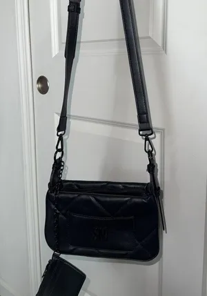 Steve Madden Black Quilted Mini Bag thumbnail 2