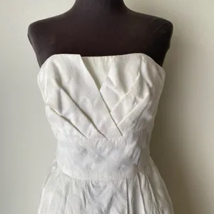White House | Black Market sz 00 cocktail mini 100% cotton‎ dress thumbnail 2