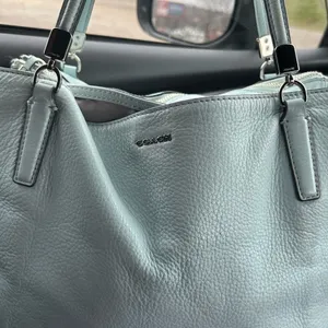 Coach. Baby Blue Satchel. thumbnail 9