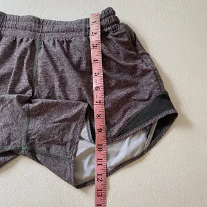 Lululemon Speed Up Shorts Size 6 Heather Gray Lined Running Athletic thumbnail 7